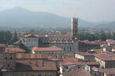 Lucca - veduta della Citt con il Duomo