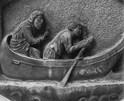 Andrea da Pontedera detto Pisano, (Pontedera, 1290 circa - Firenze 1349 circa): La navigazione - Firenze, Campanile del Duomo